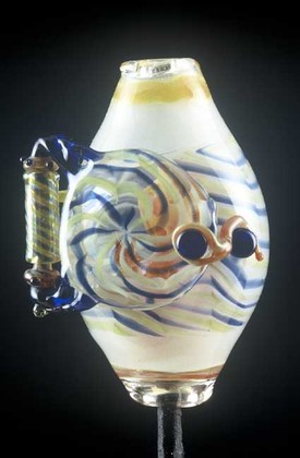 ’’Open for Peace’’ - only one inch high, glass hinge