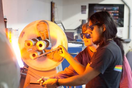 Teaching Lathe Work at Penland